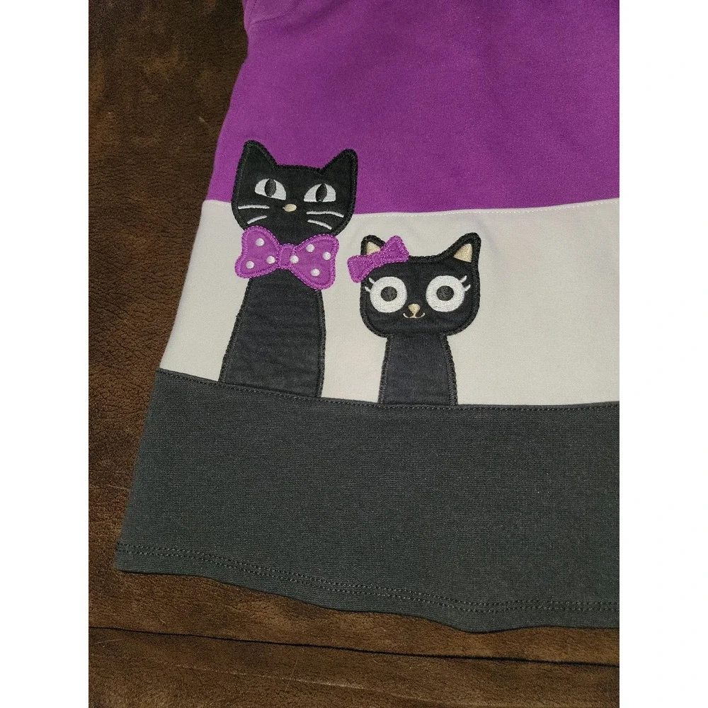 Gymboree purrfectly fabulous‎ black cat dress size 2t